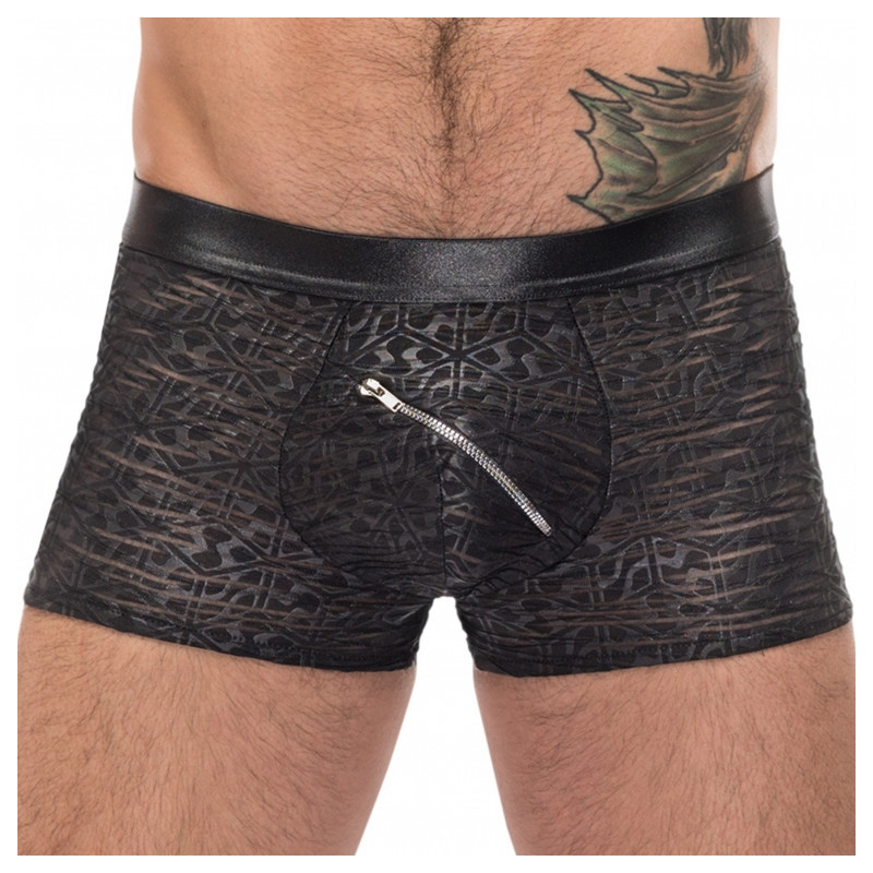 male power Boxer Zip Pouch Noir